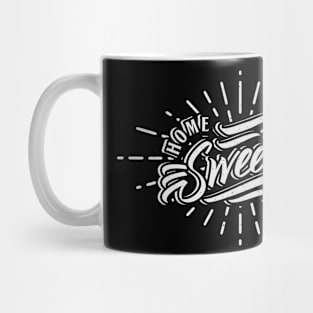 home sweet home vintage typography Mug